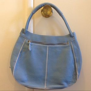 NWOT Cole Han Light Blue Leather shoulder Bag